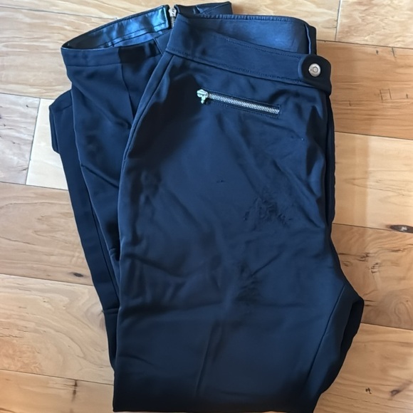 Bogner black Sz 16 Ski Snow Pants back bottom leg zippers women’s - Picture 1 of 14